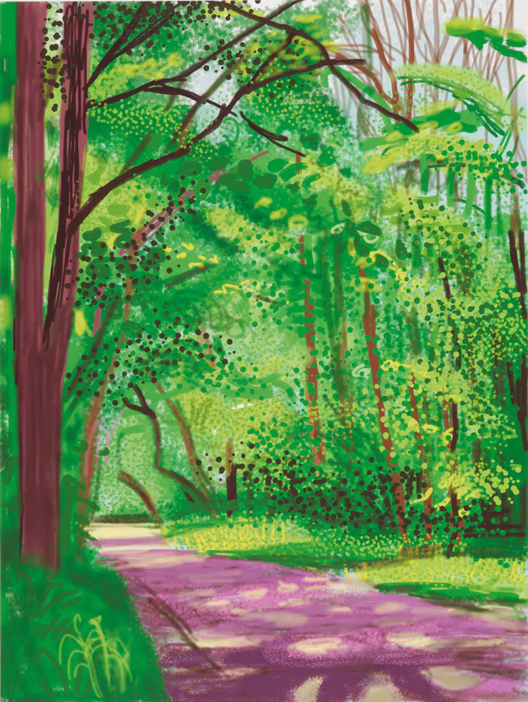 28th April 2011 (The Arrival of Spring) by David Hockney - Image 3