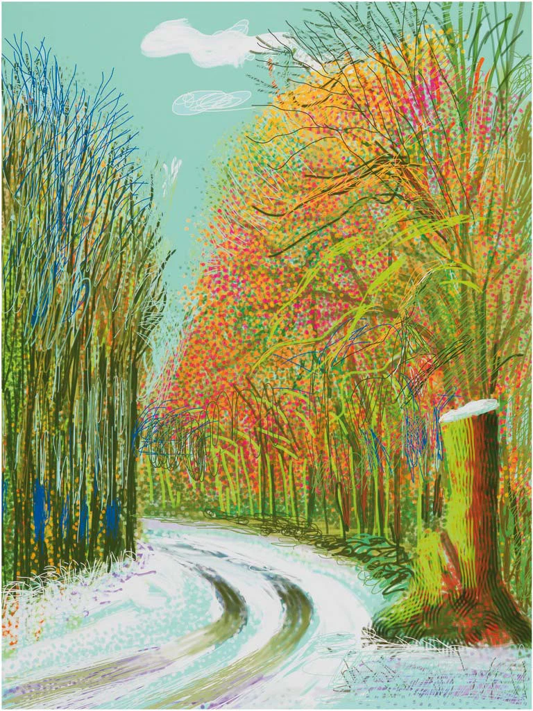 8th January 2011 (The Arrival of Spring) by David Hockney - Image 3