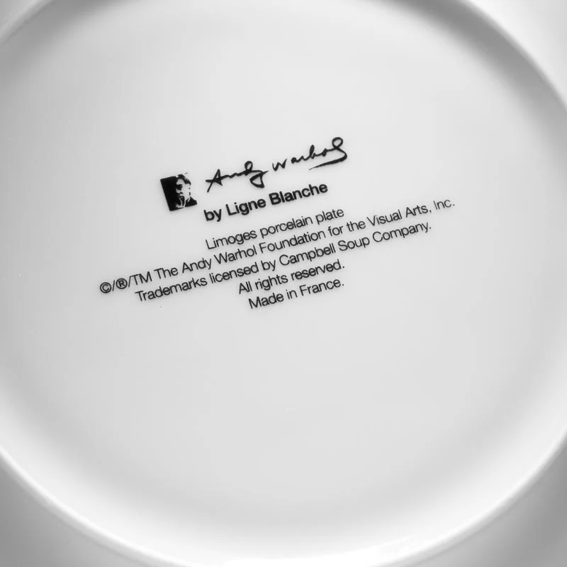 Andy Warhol 'Campbell's' Limoges Porcelain Plate - 27cm - Image 3