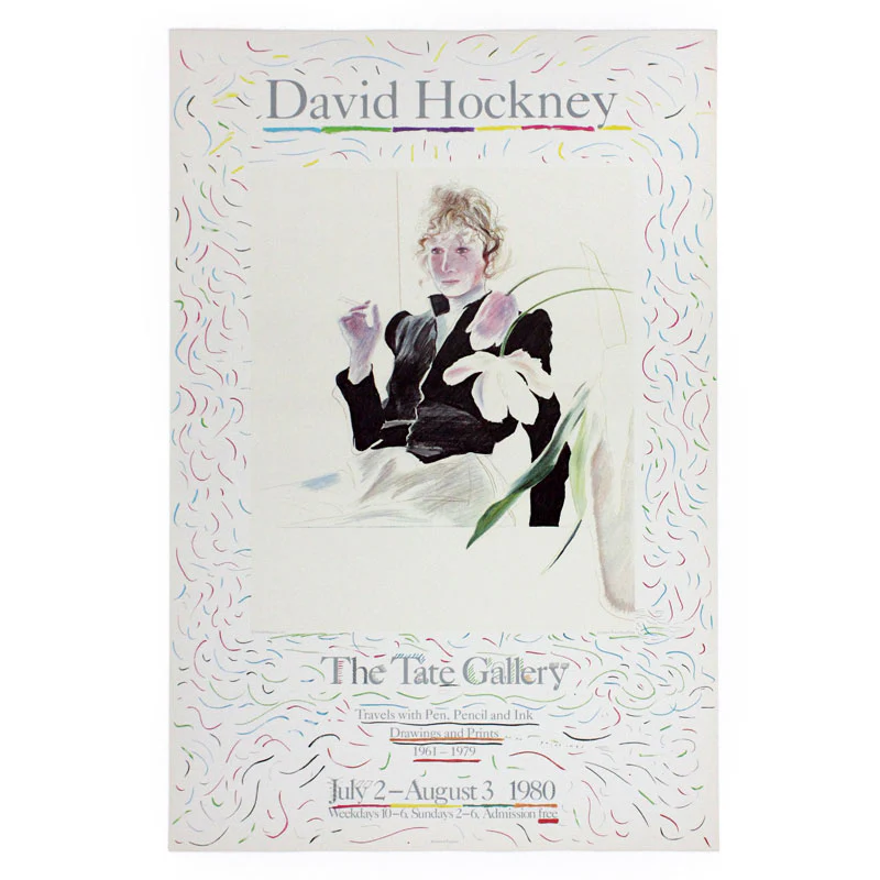 Celia in a Black Dress poster by David Hockney (Tate Gallery, London, 1980) - Image 3