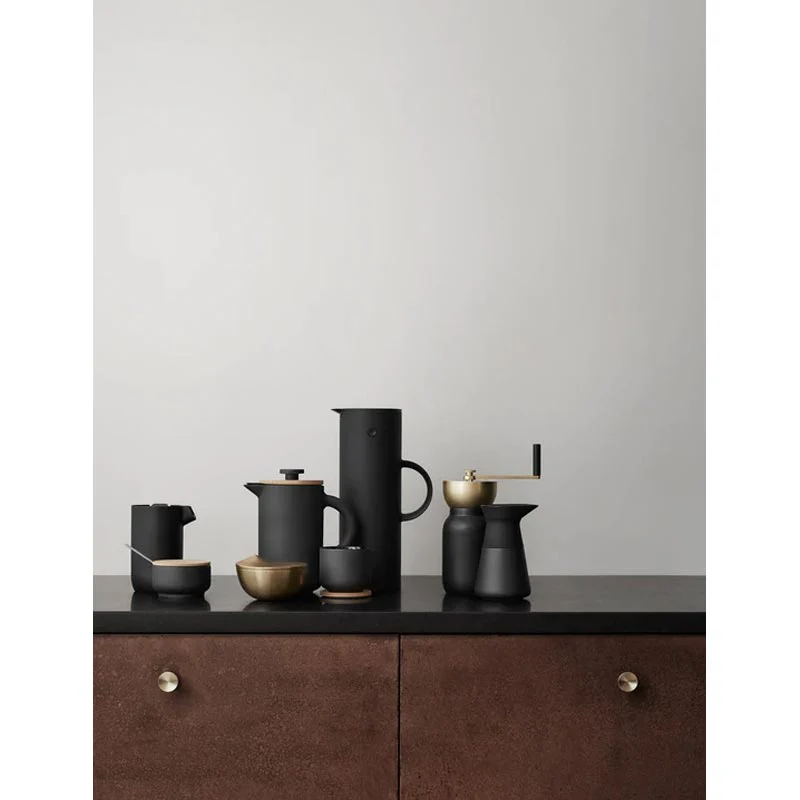 Brushed Brass Collar Coffee Grinder des.Debiasi & Sandri for Stelton - Image 4