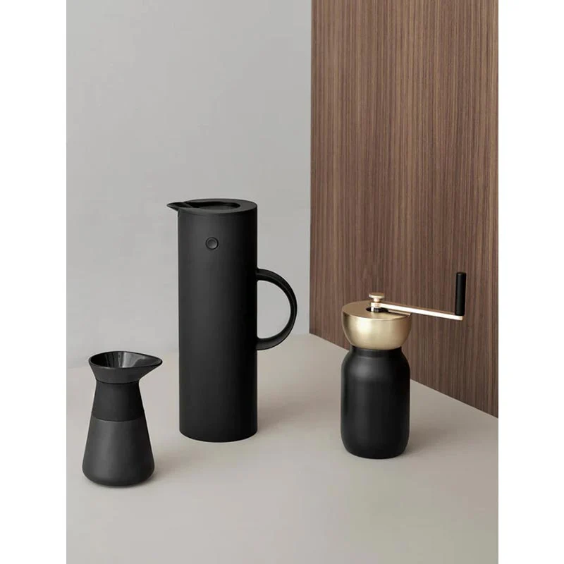 Brushed Brass Collar Coffee Grinder des.Debiasi & Sandri for Stelton - Image 5