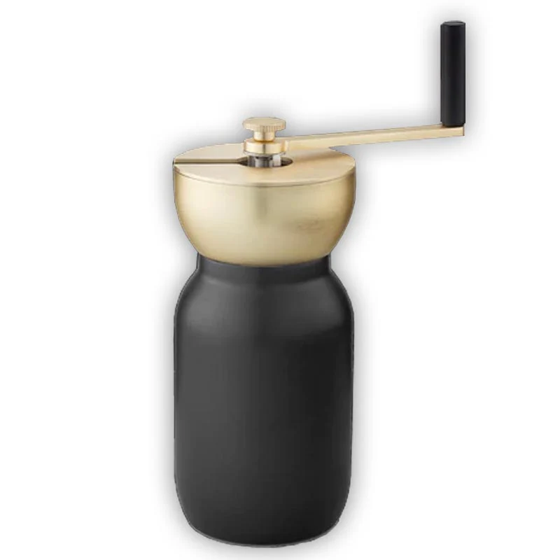 Brushed Brass Collar Coffee Grinder des.Debiasi & Sandri for Stelton - Image 6