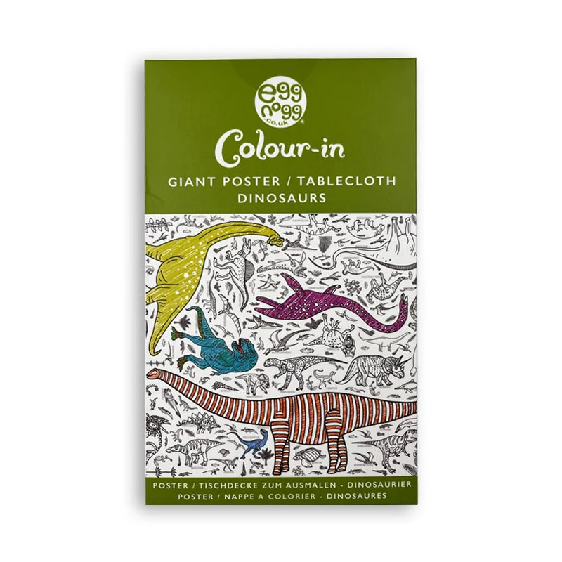 Colour-in Giant Poster / Tablecloth - Various designs - Teatime, Dinosaurs, Unicorns & Fairies, Amazing Animals, Seaside, Secret Garden, Farm, Countryside - Image 10