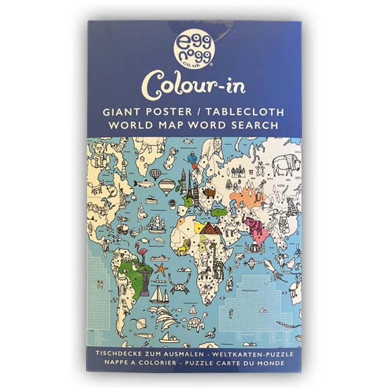 Colour-in Giant Poster / Tablecloth - Various designs - Teatime, Dinosaurs, Unicorns & Fairies, Amazing Animals, Seaside, Secret Garden, Farm, Countryside - Image 18