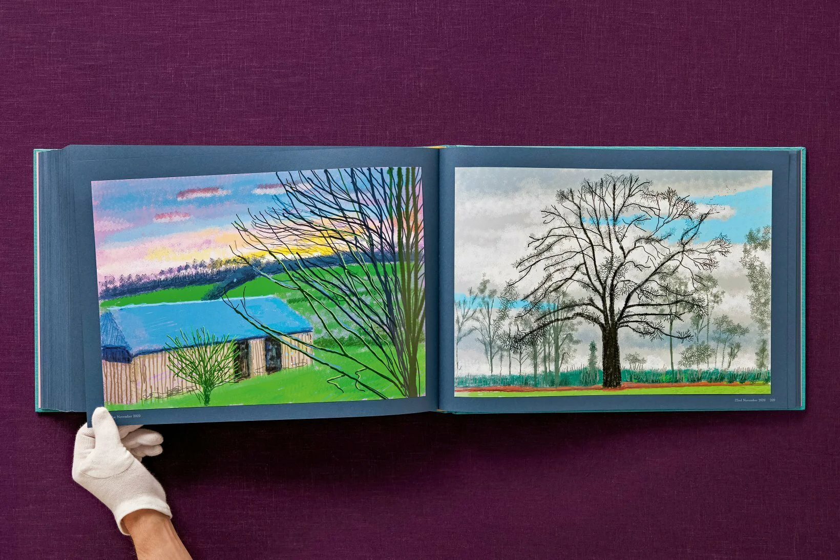 David Hockney 220 for 2020: edition of 1620 books, numbered and stamped - Image 35