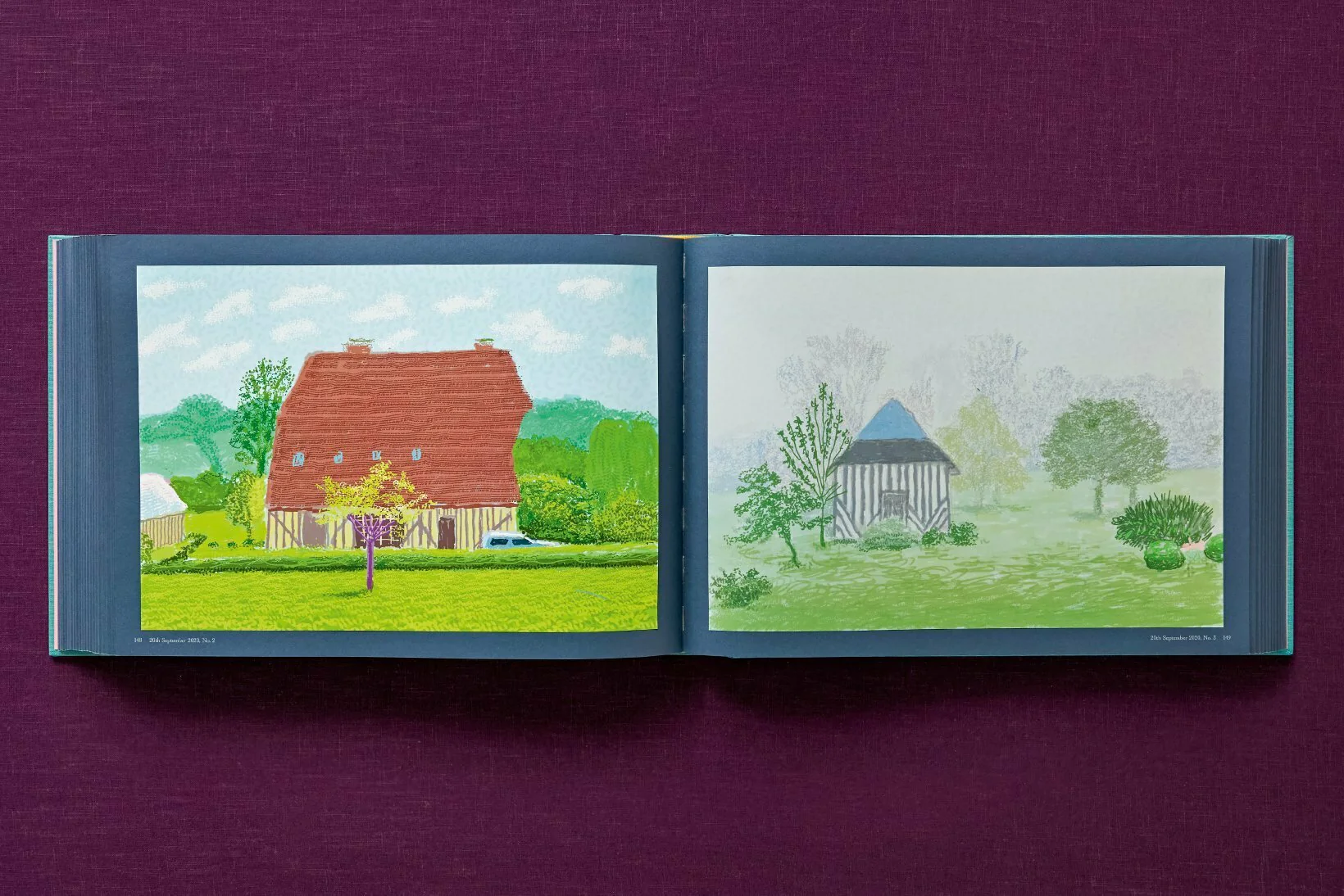 David Hockney 220 for 2020: edition of 1620 books, numbered and stamped - Image 37