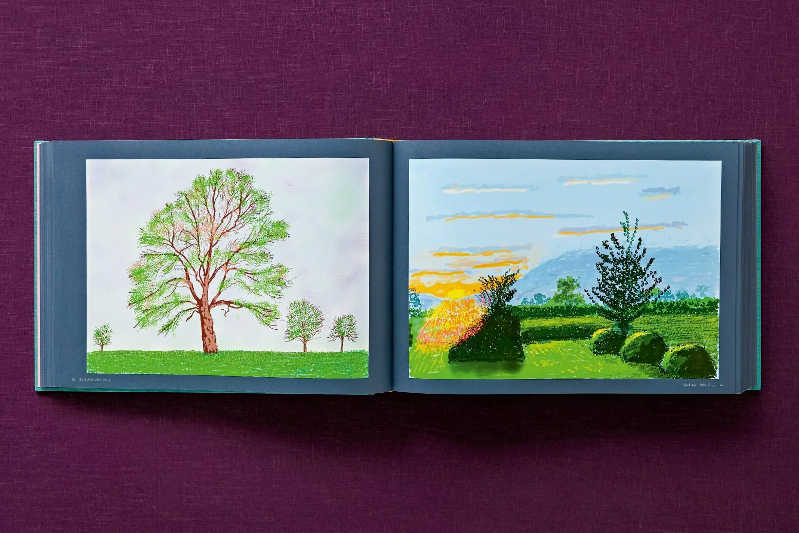 David Hockney 220 for 2020: edition of 1620 books, numbered and stamped - Image 43