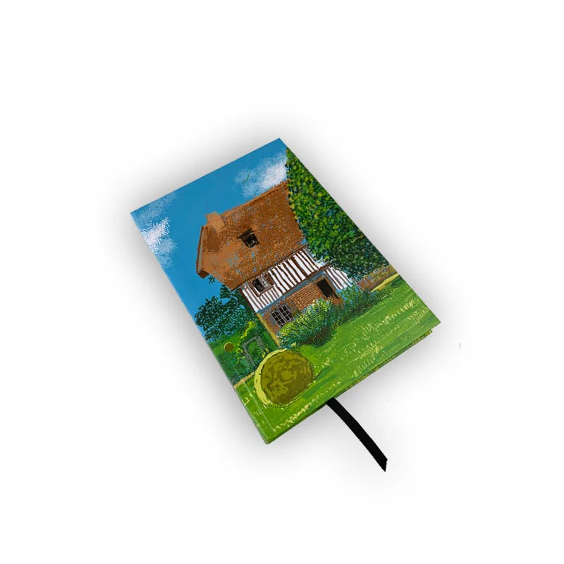 David Hockney: A Year in Normandie A5 hardback journal (House & Hay Bales) - Image 6