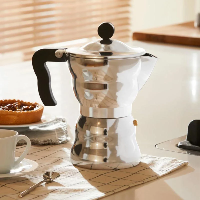 Moka Alessi Espresso Coffee Maker - 1 cup - des. Alessandro Mendini for Alessi - Image 3