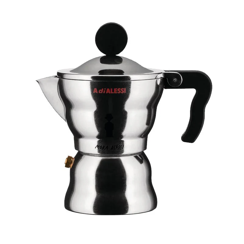 Moka Alessi Espresso Coffee Maker - 1 cup - des. Alessandro Mendini for Alessi - Image 5