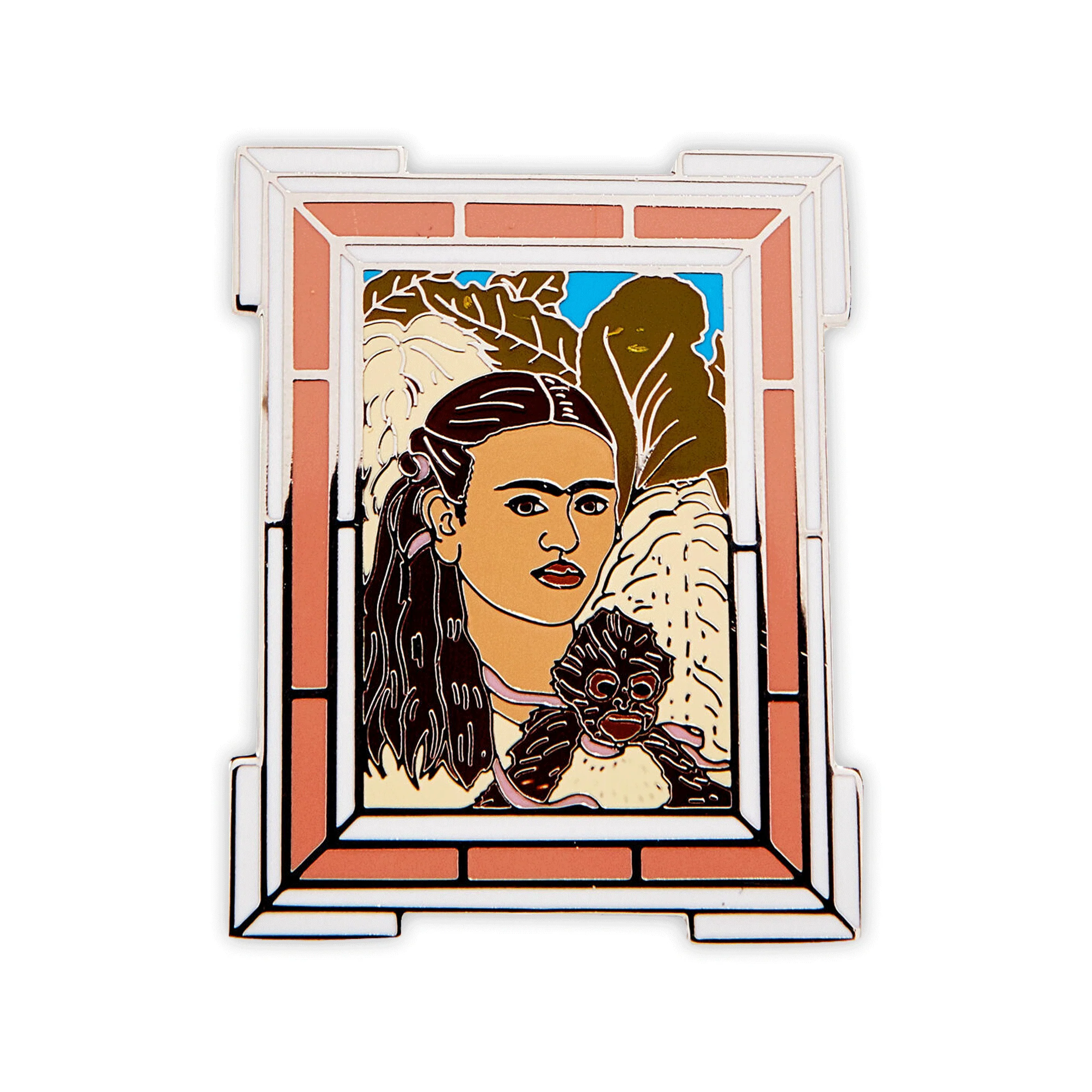 Frida Kahlo: Fulang-Chang and I Enamel Pin Badge - Image 4