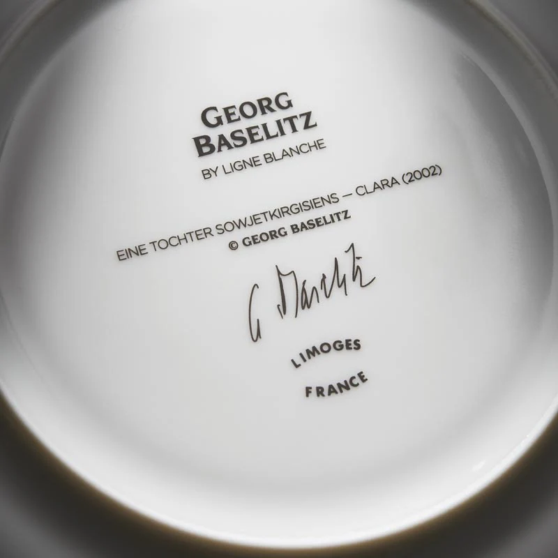 Georg Baselitz 'Clara' Limoges Porcelain Plate - 27cm - Image 3
