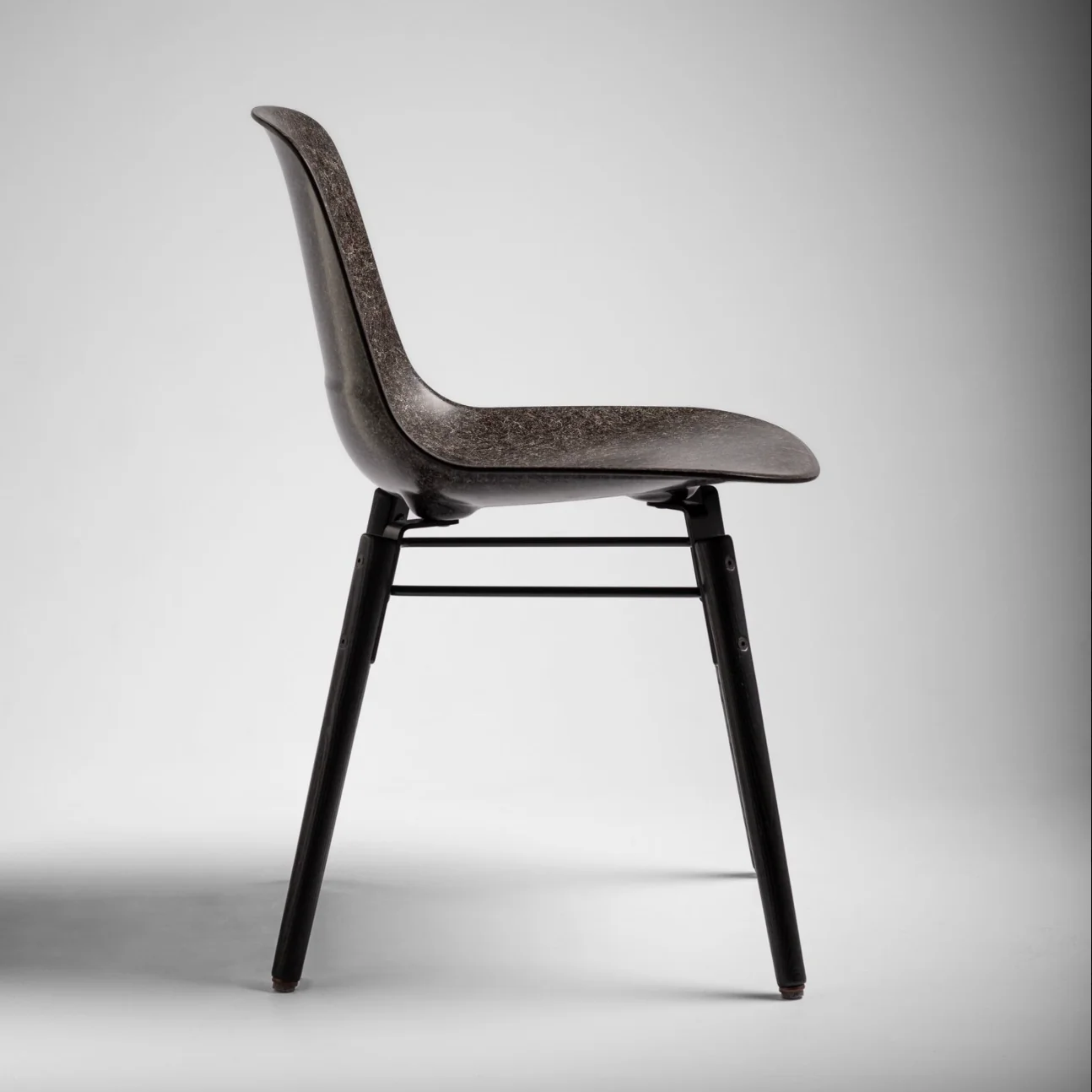 Hembury Chair - Herdwick / Black Ash - by Solidwool - Image 3