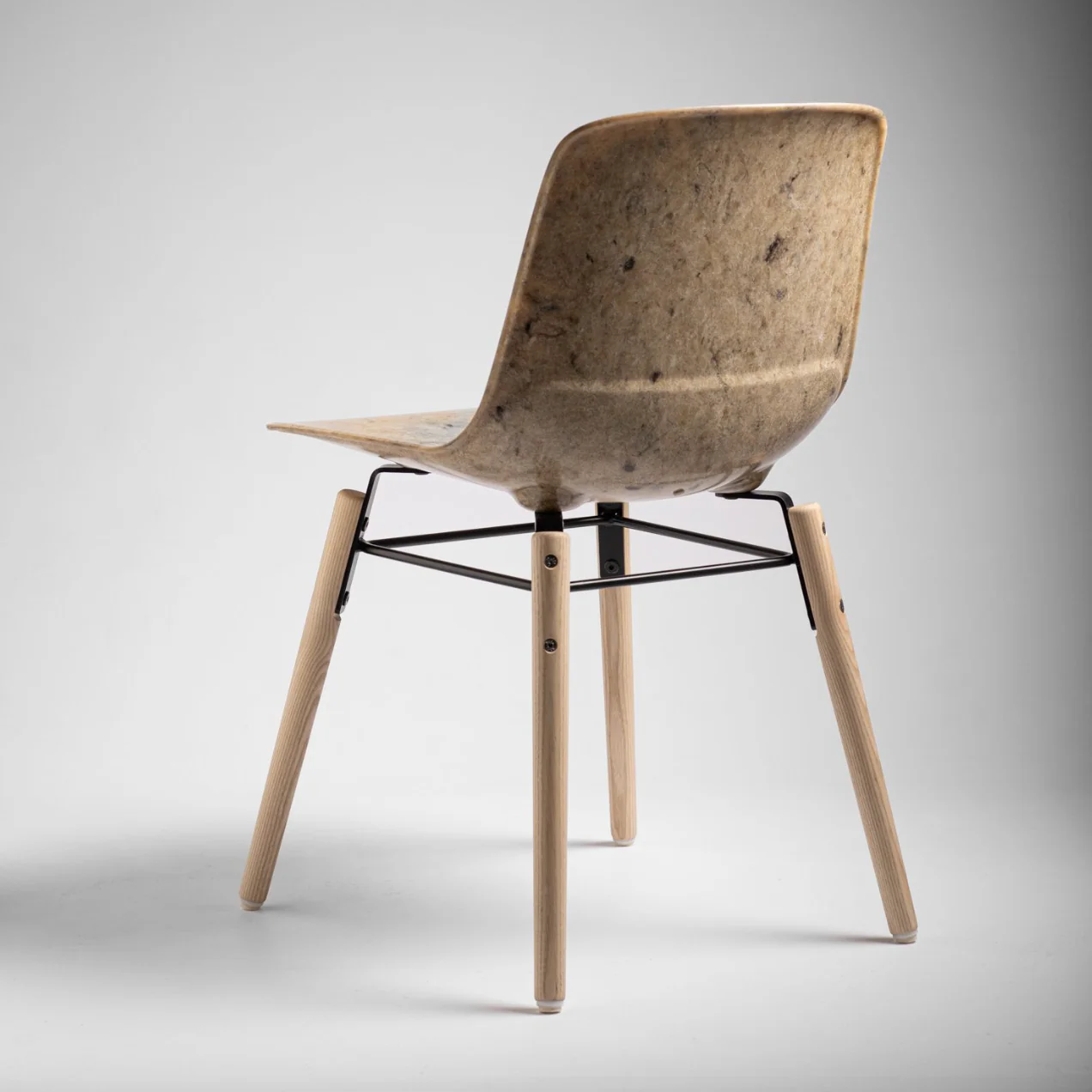 Hembury Chair - Welsh Mountain / Ash - by Solidwool - Image 3