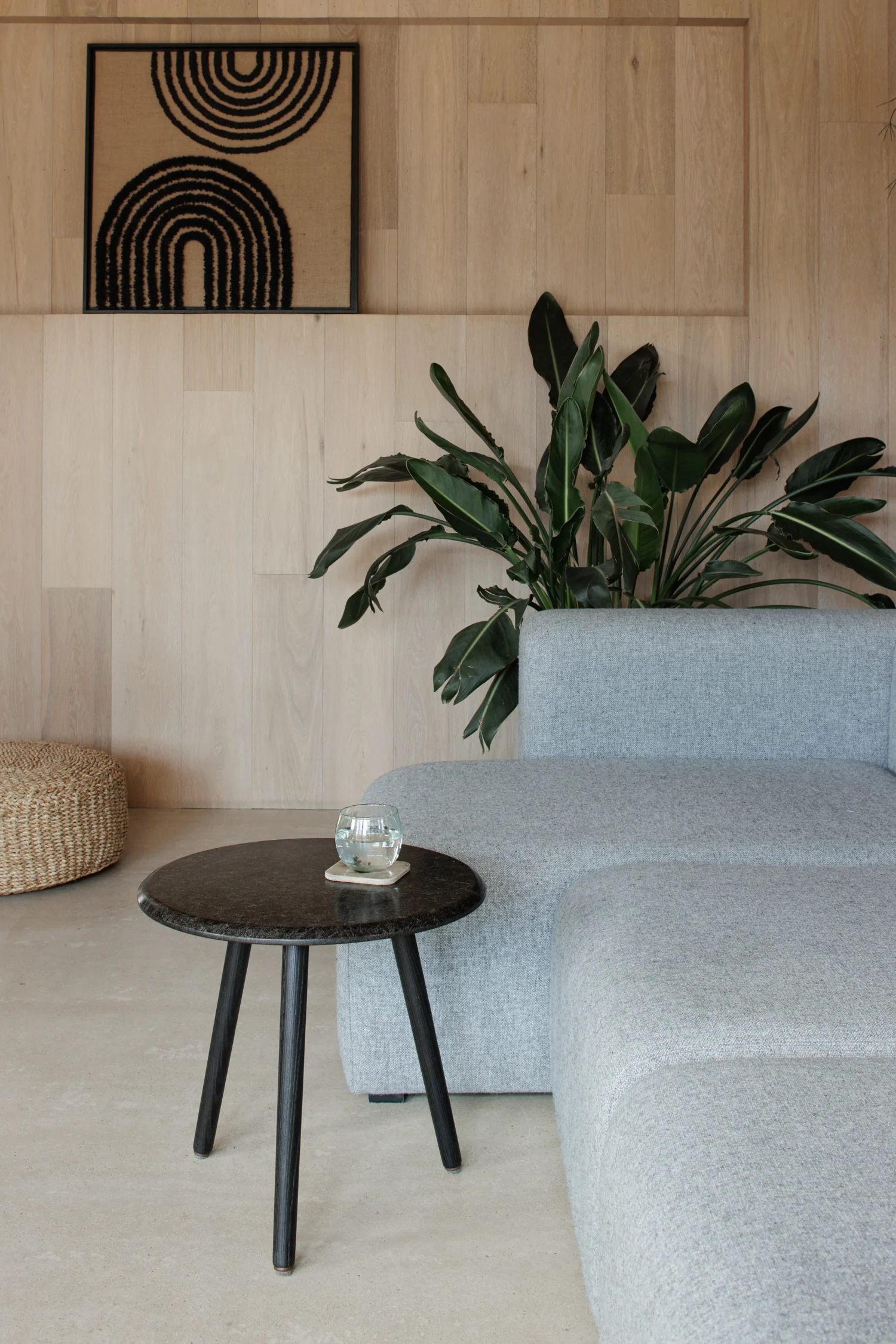 Hembury Side Table - Herdwick / Black Ash - Image 3