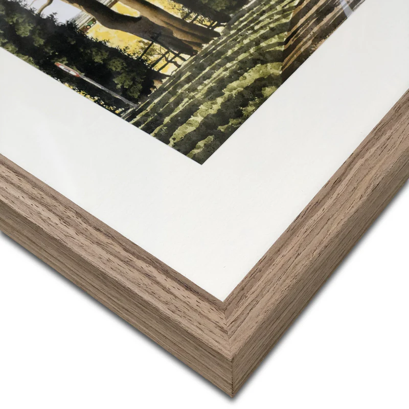 Junction Between Rural Lanes by Simon Palmer - small framed print - Image 3