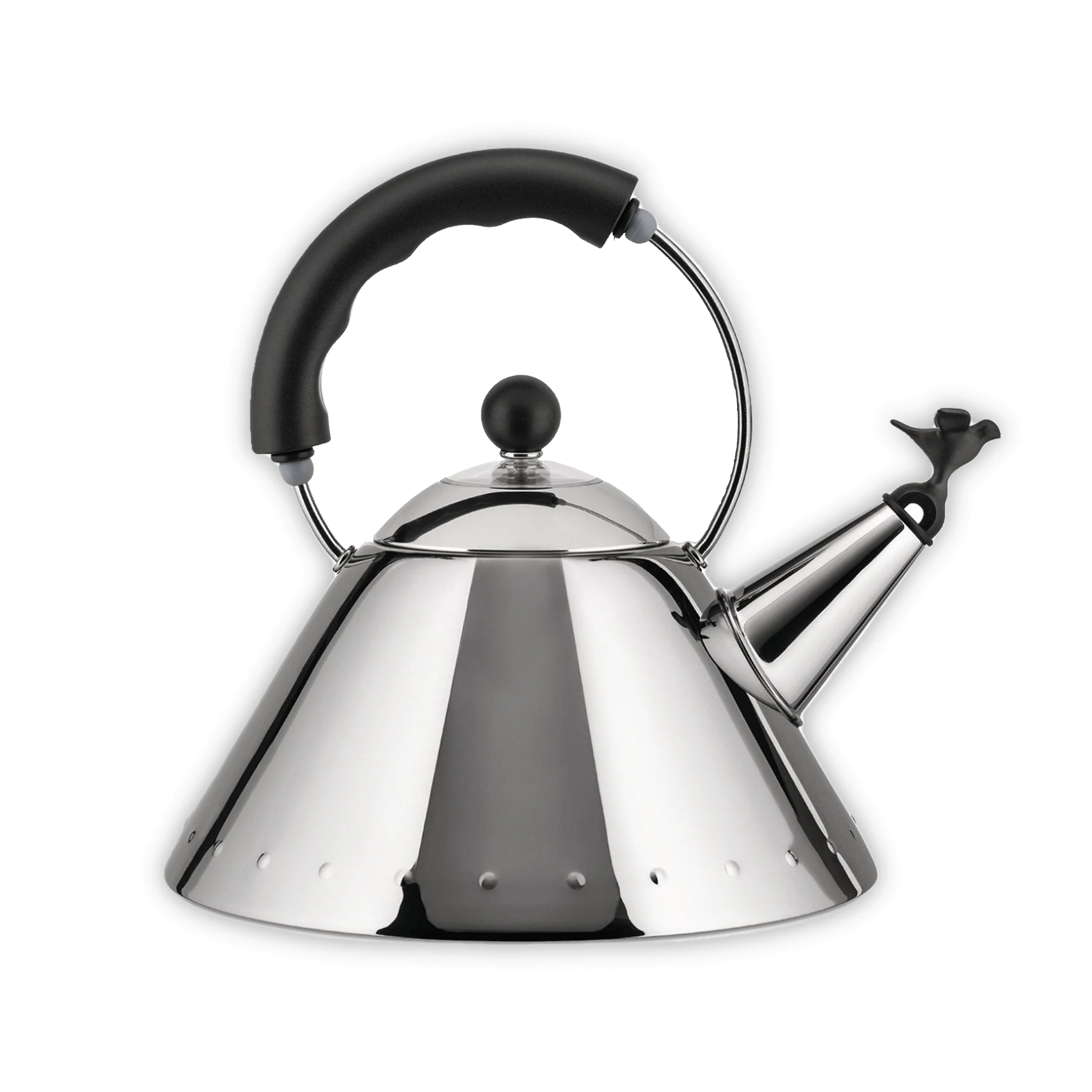 Kettle 9093 - black - des. Michael Graves, 1985 (made by Alessi) - Image 4