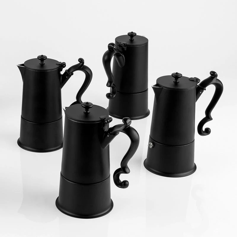 Lady Anne 4 Cup Black Coffee Pot des. Lara Caffi for knIndustrie - Image 3