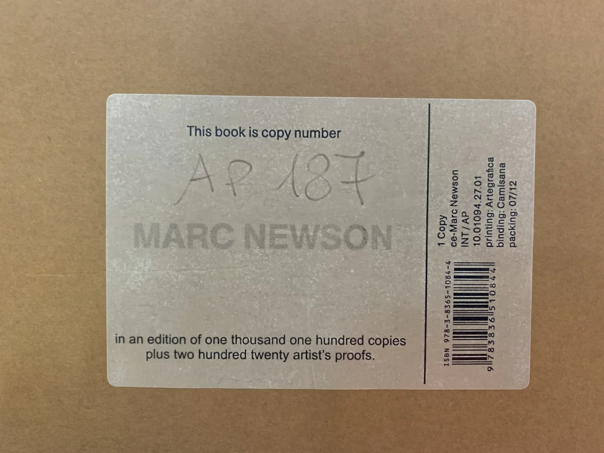 Mark Newson. Works - Signed Numbered Collector's Edition Book (AP 187) - Image 9