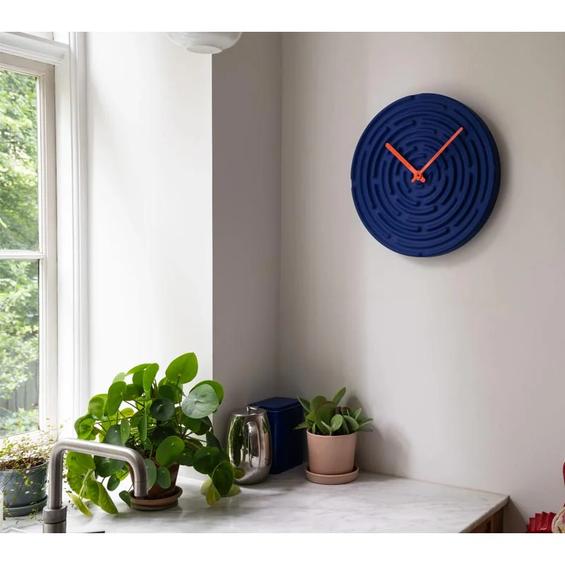 Minos Wall clock, Horizon blue, des. Manon Novelli for raawii - Image 3
