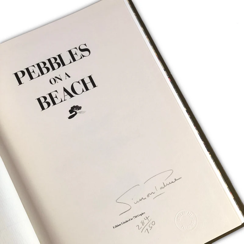 Pebbles on A Beach - signed , numbered limited edition book by Simon Palmer - Image 3