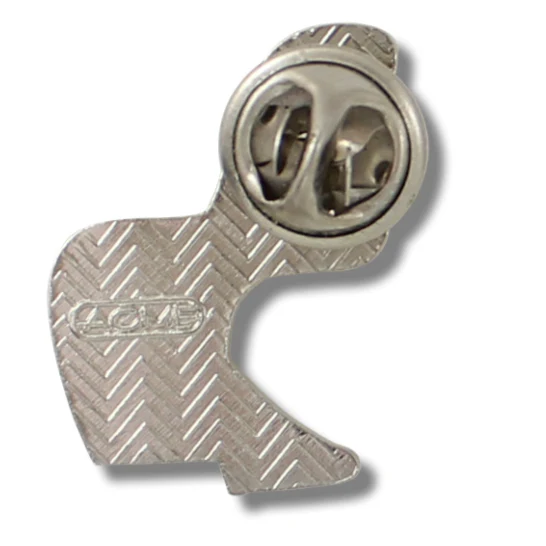 Yellow Panton Chair Cloisonné Enamel Pin Badge - Image 3