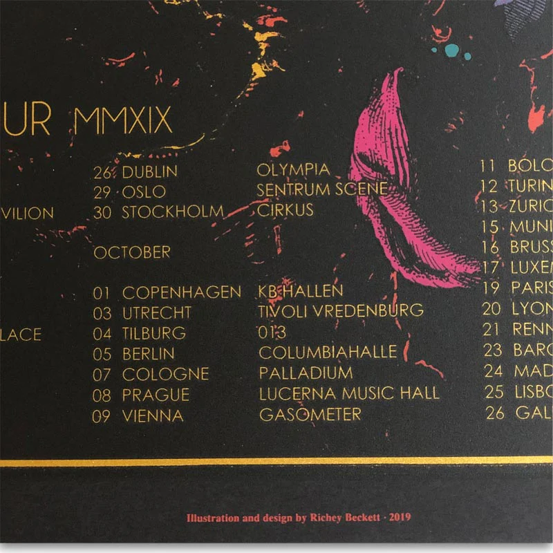 Pixies Europe poster (edition of 45) by Richey Beckett - Image 5