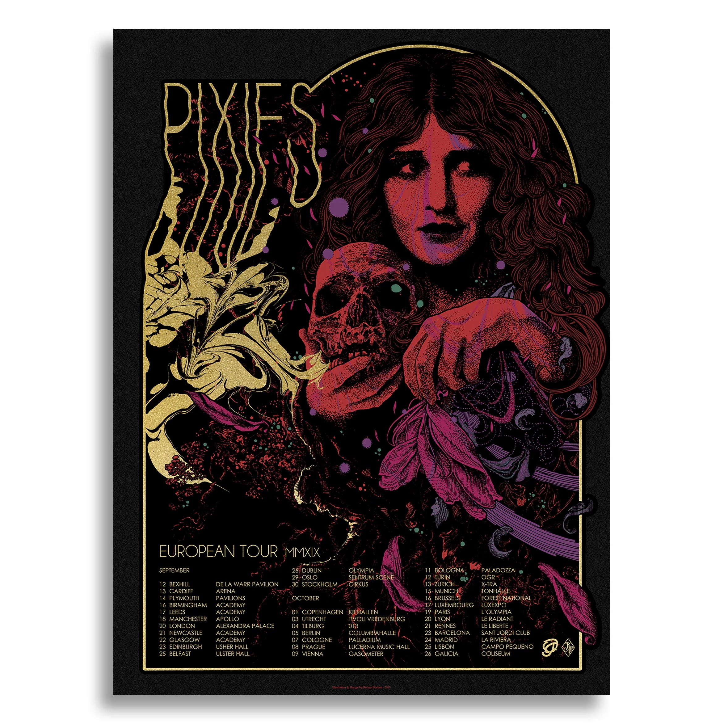 Pixies Europe poster (edition of 45) by Richey Beckett - Image 7