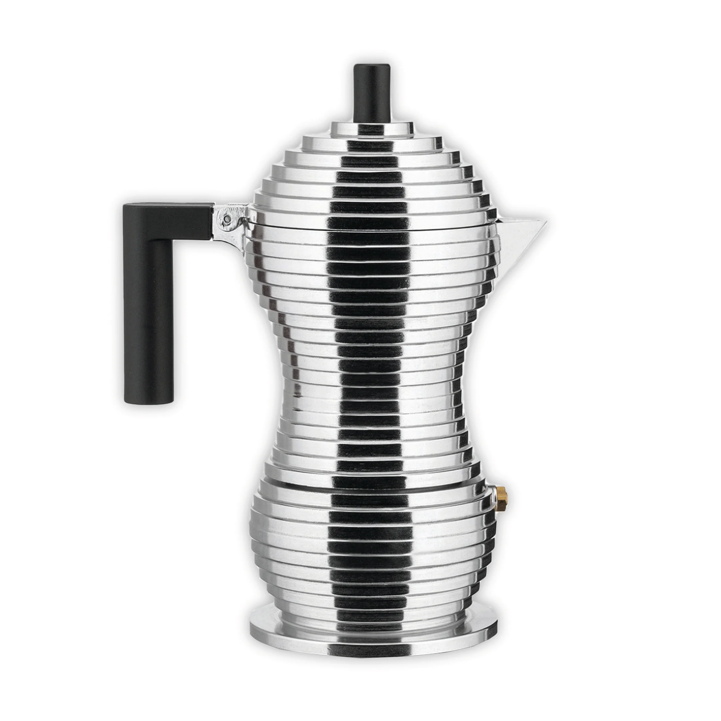 Pulcina Coffee maker - 3 cup, black - des. Michele de Lucchi (made by Alessi) - Image 5