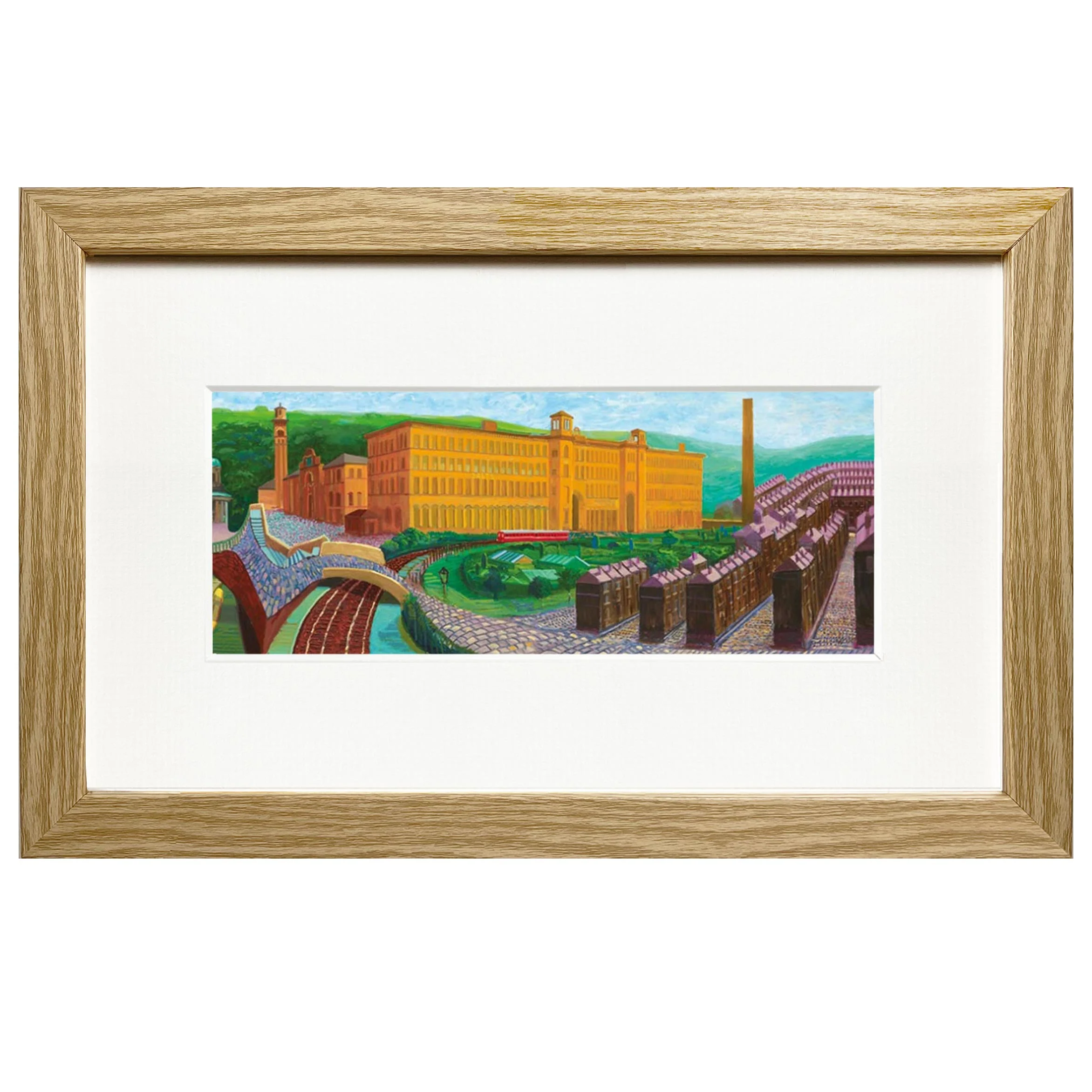 Salts Mill 1997 (Mini-Frame) by David Hockney - Image 3