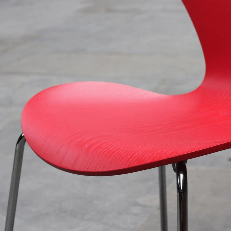 Series 7 Chair des Arne Jacobsen, 1955 - red ash (made by Fritz Hansen) - Image 3