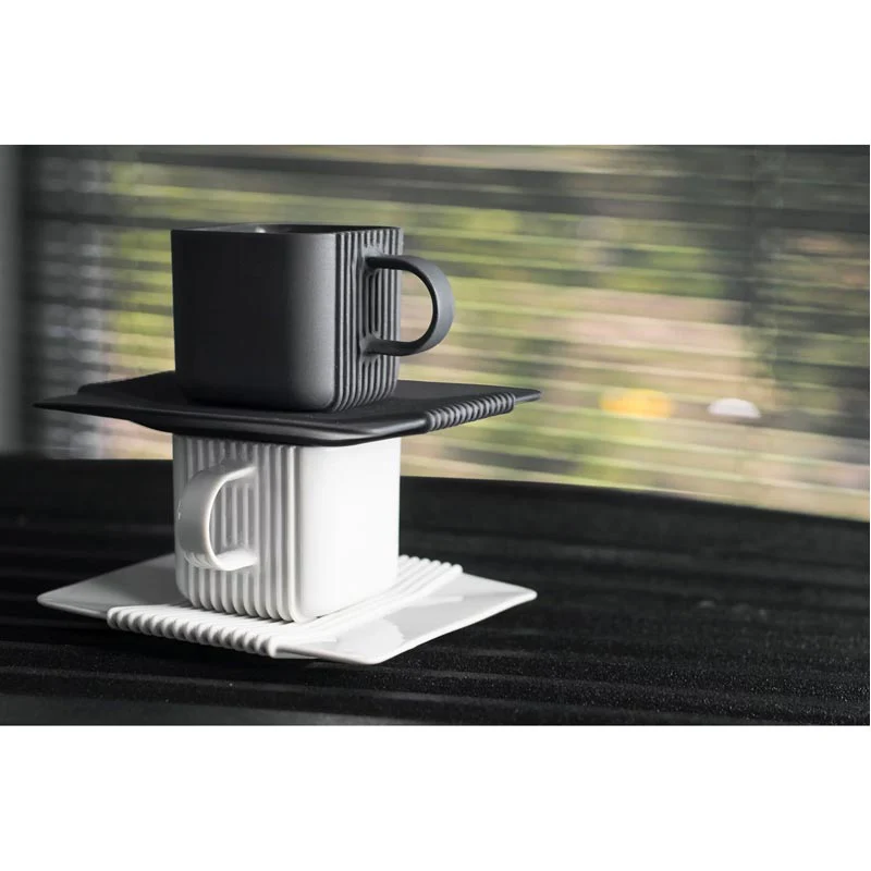 System Coffee Set - White - des. Marek Cecula, Polskie Fabryki Porcelany – Ćmielów Design Studio - Image 4