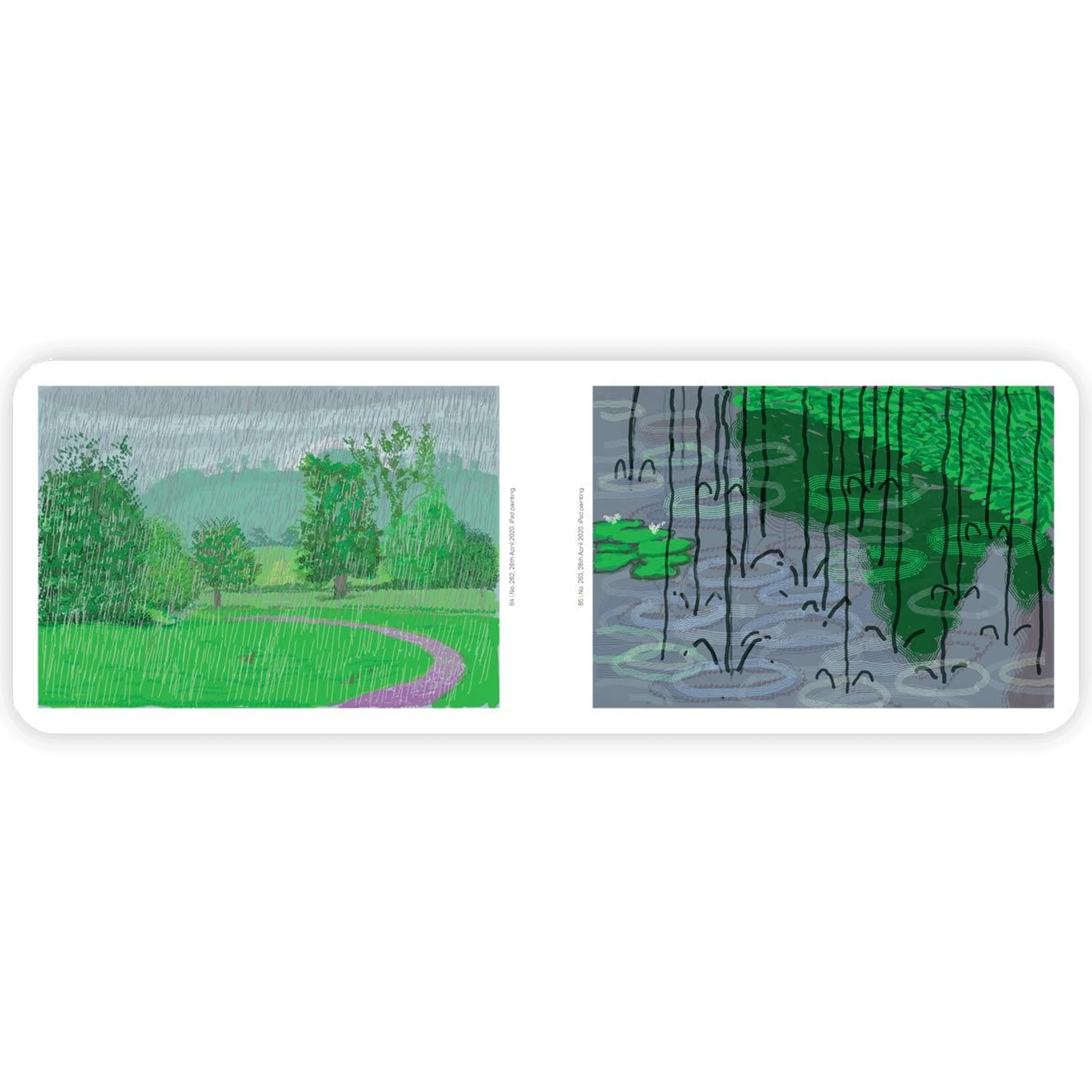 The Arrival of Spring, Normandy, 2020 by David Hockney (hardback) - Image 7