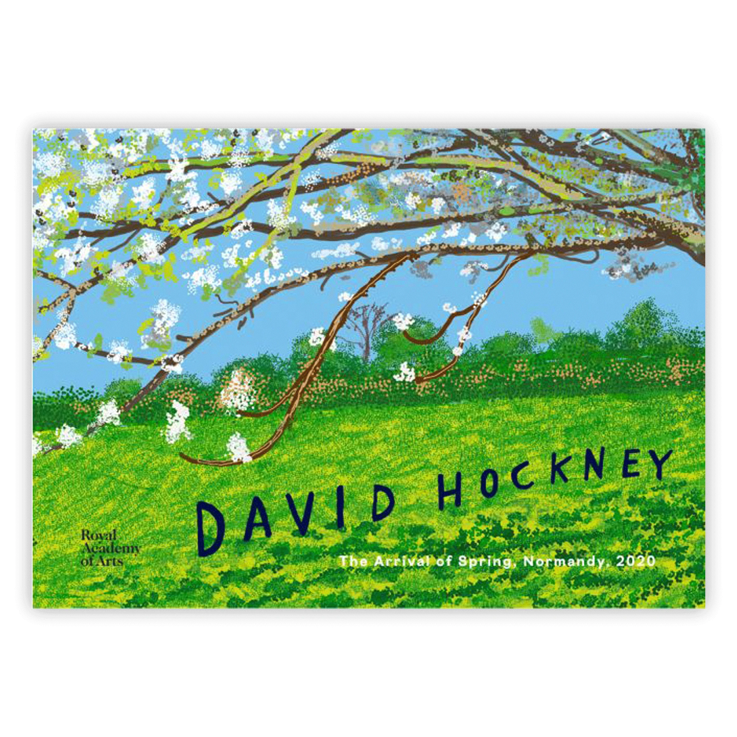 The Arrival of Spring, Normandy, 2020 by David Hockney (hardback) - Image 8