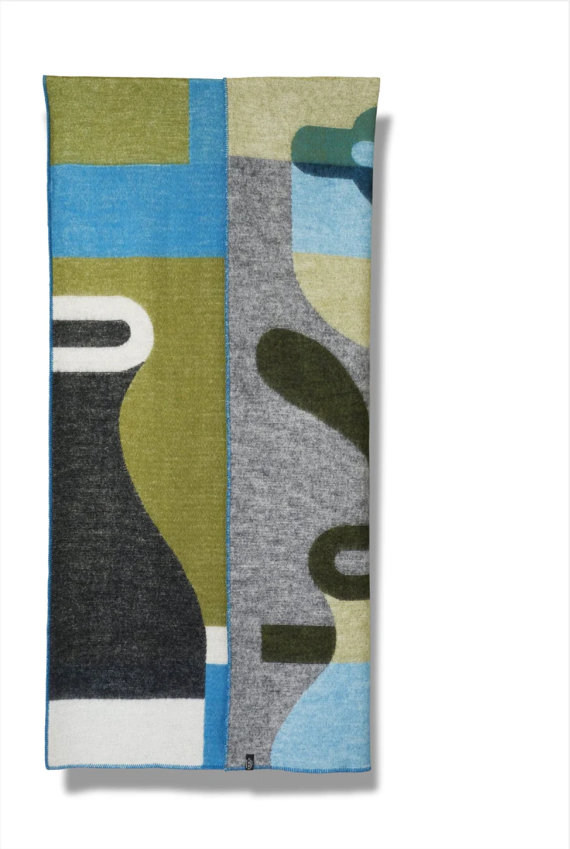 The Flower wool blanket / throw des. Jacco Bunt for ZigZagZurich - Image 3