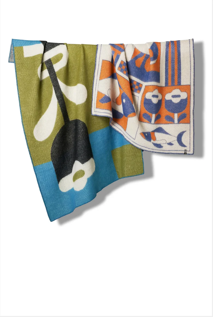 The Flower wool blanket / throw des. Jacco Bunt for ZigZagZurich - Image 7