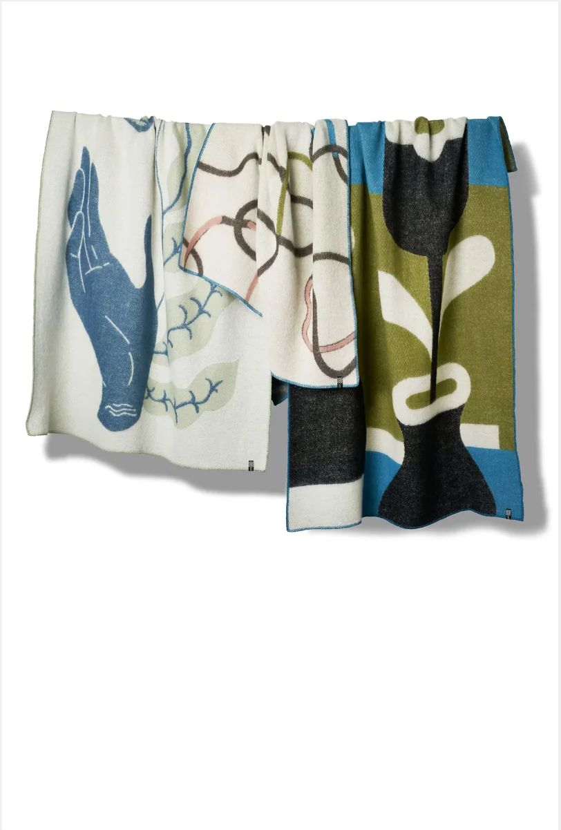 The Flower wool blanket / throw des. Jacco Bunt for ZigZagZurich - Image 8