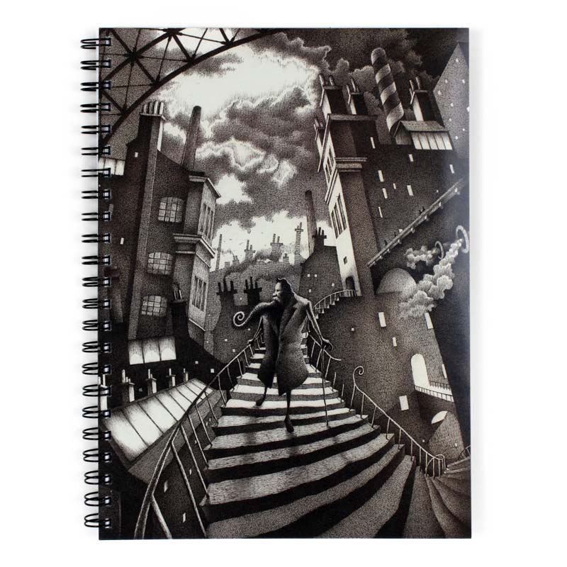 Titus Descends A4 spiral notebook by Nick Tankard - Image 3