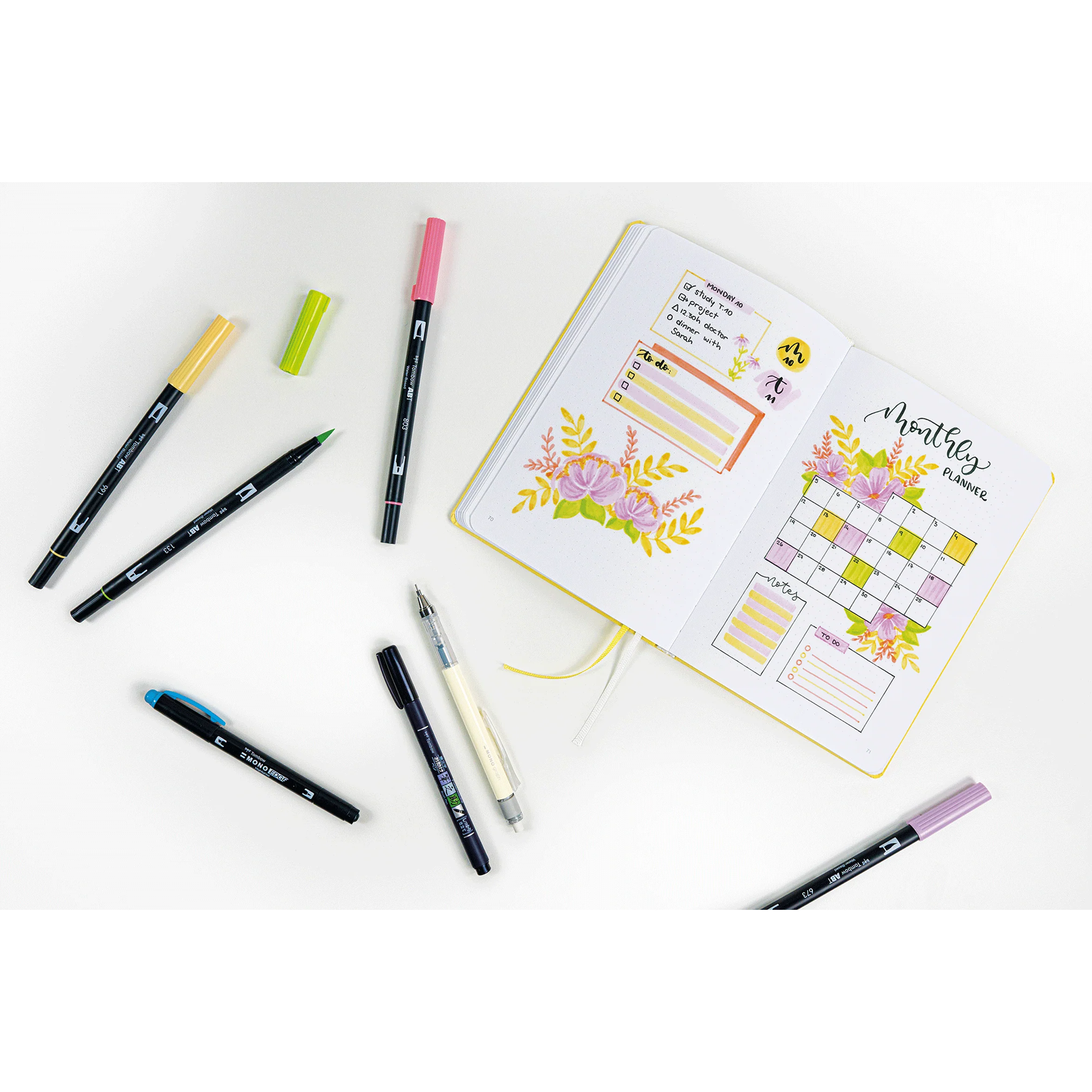 Tombow Creative Journaling Kit (Bright or Pastel) - Image 3