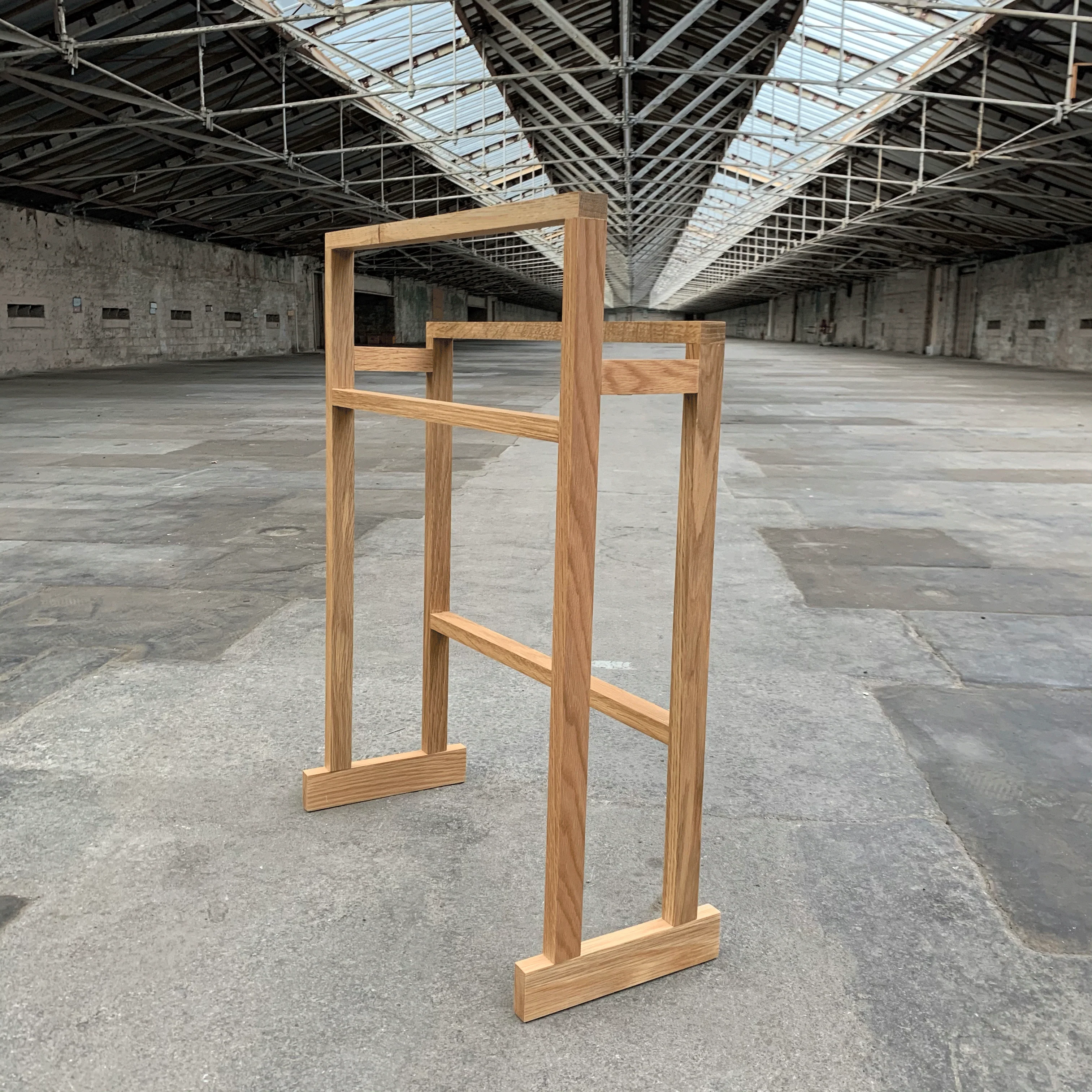 Mezza Towel Rail des. Lincoln Rivers (made by Wireworks) - Image 4