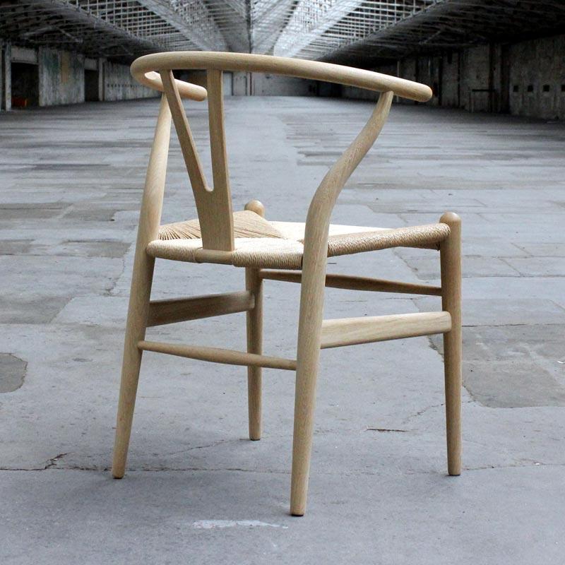 CH24 Wishbone Chair des Hans Wegner, 1950 - soaped oak (made by Carl Hansen & Son) - Image 4