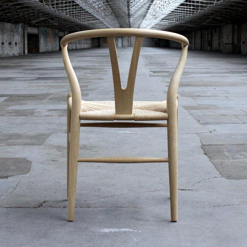 CH24 Wishbone Chair des Hans Wegner, 1950 - soaped oak (made by Carl Hansen & Son) - Image 5